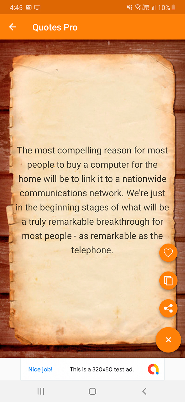 Android Quotes Pro App (Authors, Categories) by viaviwebtech | CodeCanyon